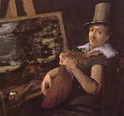 Paul Bril Self-Portrait painting